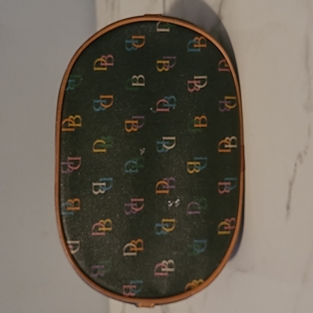 Vintage Dooney & Bourke Rainbow Monogram Logo Mini Hobo Bucket Bag Purse Y2K - Picture 5 of 16